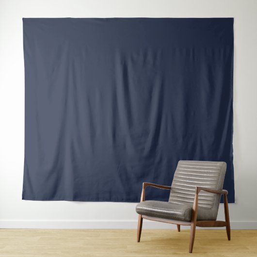Navy Blue Wandkleed (In Situ (horizontaal))