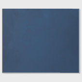 Navy Blue Waterverf Cadeaupapier (Vlak)