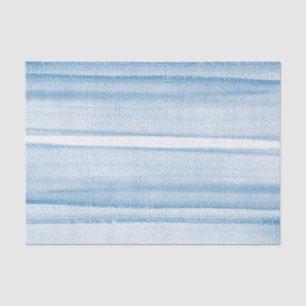 Navy Blue Waterverf Ombre Tissue Paper Tissuepapier