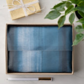Navy Blue Waterverf Ombre Tissue Paper Tissuepapier (Geschenk)