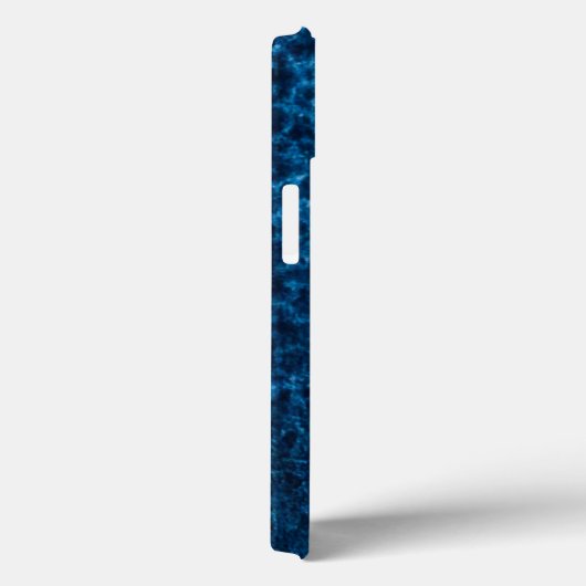 Navy Blue waterverf swish Case-Mate iPhone Case (Achterkant / Rechts)