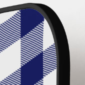 Navy Blue White Circle Monogram Whisky DIY BG Pickleball Paddle (Links Detail)