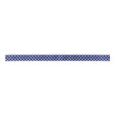 Navy Blue White Moroccan Quatrefoil Pattern #5 Lint (Voorkant)