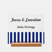 Navy Blue White Stripes Professional Motivational (Recto)