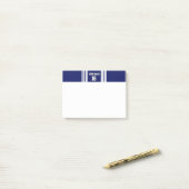 Navy Blue White Team Jersey Post-it® Notes (Op bureau)