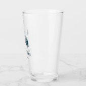 Navy Blue Winter Trees Glas (Links)