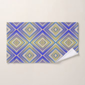 Navy Blues Alternative Diamond Pattern Bad Handdoek (Handdoek)