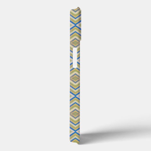 Navy Blues Alternative Diamond Pattern Case-Mate iPhone Case (Achterkant / Rechts)