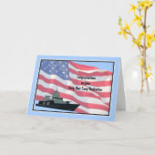 Navy Boot Camp Afstuderen Kaart (Gele Bloem)