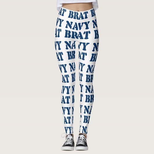 NAVY BRAT LEGGINGS (Voorkant)