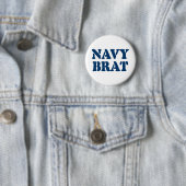 NAVY BRAT RONDE BUTTON 5,7 CM (In situ)