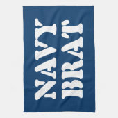 NAVY BRAT THEEDOEK (Verticaal)