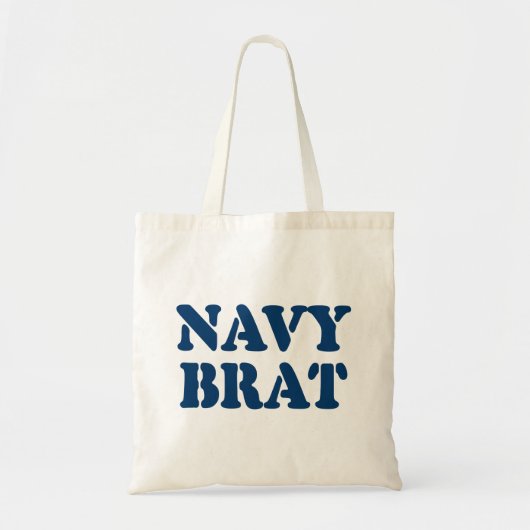 NAVY BRAT TOTE BAG (Voorkant)