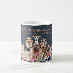 Navy Bruine Huisdier Oppasser Wandelaar honden Koffiemok