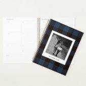 Navy Buffalo Plaid and Photo (Devant avec enveloppe)