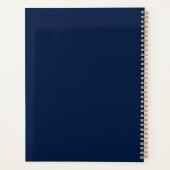 Navy Butterflies Love Letter Planner (Achterkant)