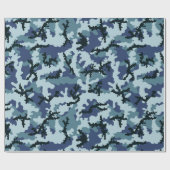 Navy camouflage cadeaupapier (Vlak)