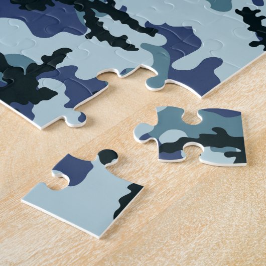 Navy camouflage legpuzzel (Zijkant)