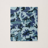 Navy camouflage legpuzzel (Verticaal)