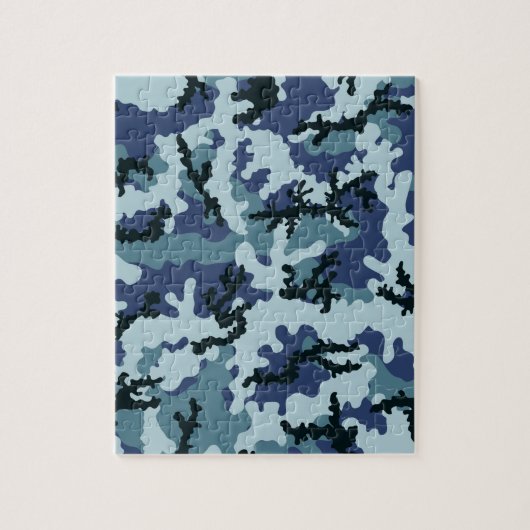 Navy camouflage legpuzzel (Verticaal)