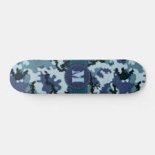 Navy camouflage skateboard (Horizontaal)