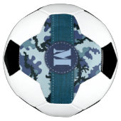 Navy camouflage voetbal (Gedraaid)