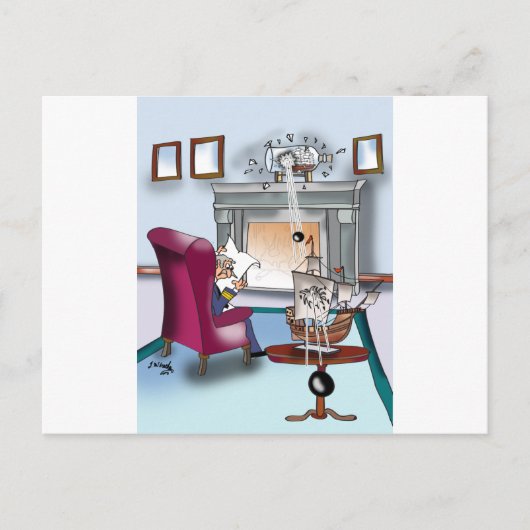 Navy Cartoon 9384 Briefkaart (Voorkant)