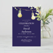 Navy Celebration of Life Invitation (Debout devant)