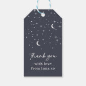 Navy Celestial - Dank u Label Cadeaulabel (Voorkant)