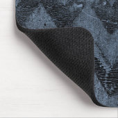 Navy Chevron Abstract Muismat (Hoek)