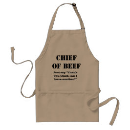 Navy Chief bbq grill apron Standaard Schort