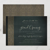 NAVY COPPER MOSAIC STIPPEN GRAND OPENING CEREMONY KAART (Voorkant / Achterkant)