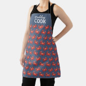 Navy Crabby Cook Crab Pattern Funny Schort (Insitu)