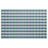 Navy, Cream en Forest Green Argyle Pattern Stof (Yard (91,4 cm))