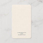 Navy-Cream-Logo, Visitekaartje (Achterkant)