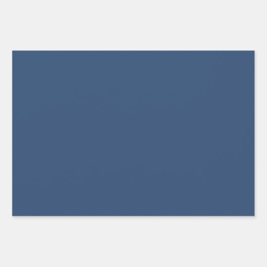 Navy Damask Moroccan Pattern Inpakpapier Vel (Voorkant 3)