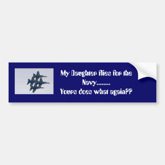 Navy Daugter Bumpersticker