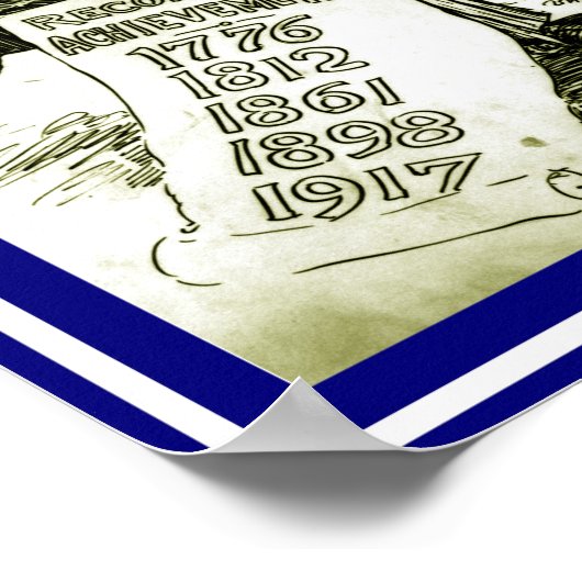 Navy Day oom Sam 1922 Cartoon Copy Poster (Hoek)