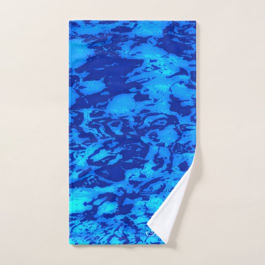 Navy Deep past vers zeewater aan Bad Handdoek (Handdoek)