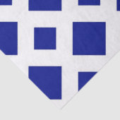 Navy Diamonds op wittespapier Tissuepapier (Detail)