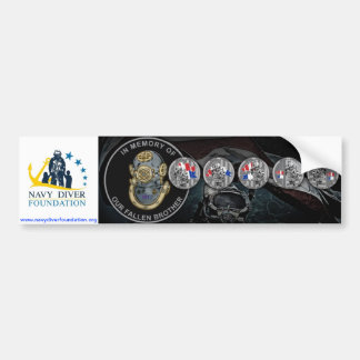 Navy Diver Foundation Bumpersticker
