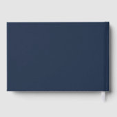 Navy Élégant Géométrique (Verso)
