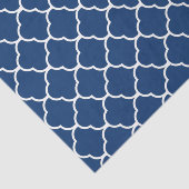 Navy Elegant Moroccan Design Tissuepapier (Detail)