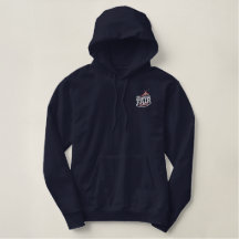Navy Embroidered 250 Women's Hoodie