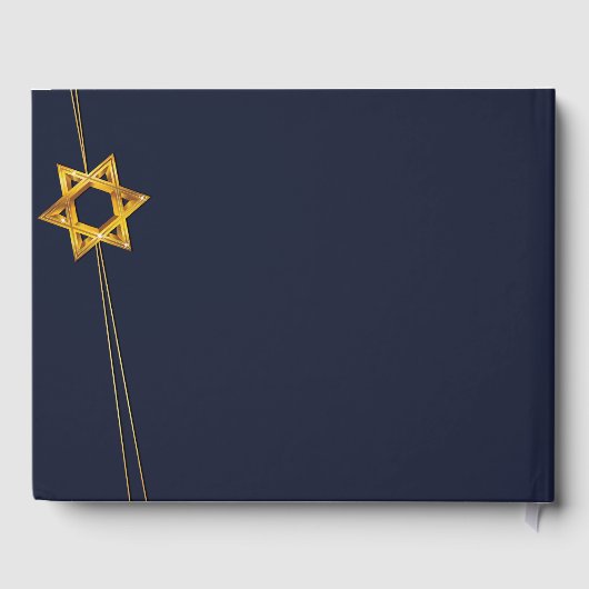 Navy en Golden Star of David gast Gastenboek (Achterkant)