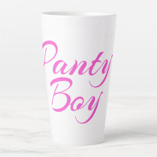 Navy en Roze Waterverf Bloemen Latte Mok