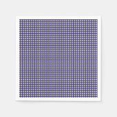 Navy en White Gingham Servetten (Voorkant)
