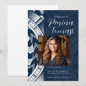 Navy en White Kaart (Voorkant / Achterkant)