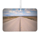 Navy en White Modern Rechthoekige Logo en foto Luchtverfrisser (Achterkant)