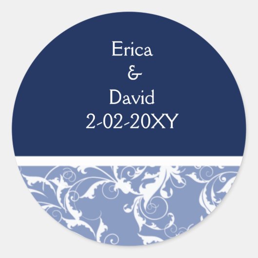 Navy envelop zegel (Voorkant)